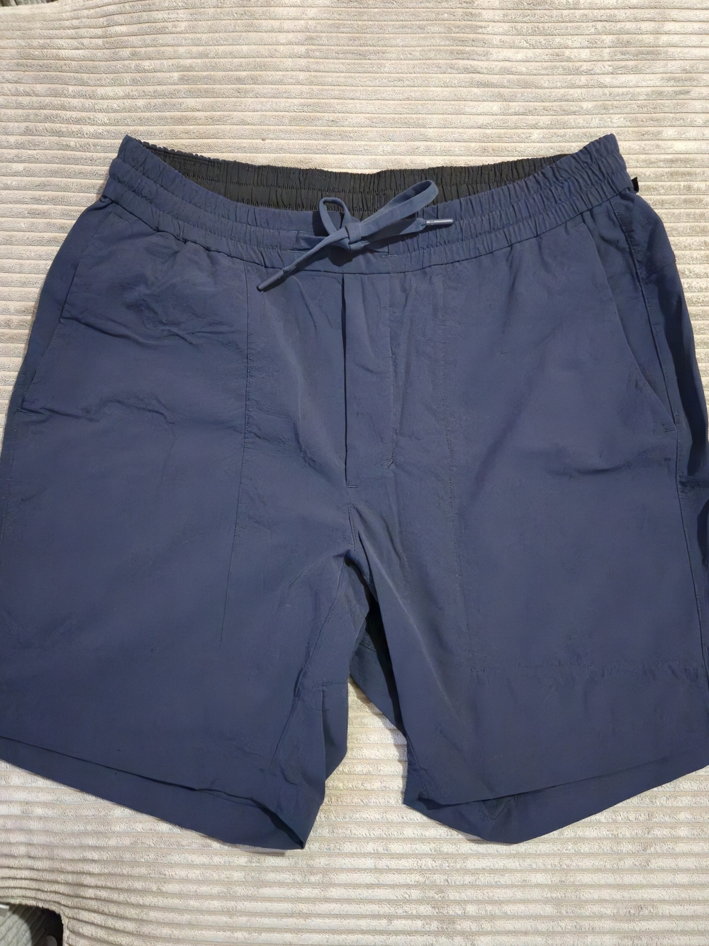lululemon athletica Men's Navy Blue Athletic Shorts